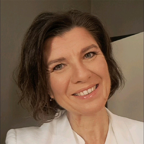 Nathalien Ricaille, journaliste et modératrice de l'Espace conférence du Palais 6
